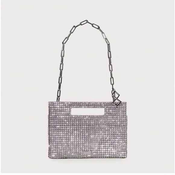 New* Cult Gaia Lucinda Mini Crystal Clear Shoulder Bag $368 - Picture 10 of 10
